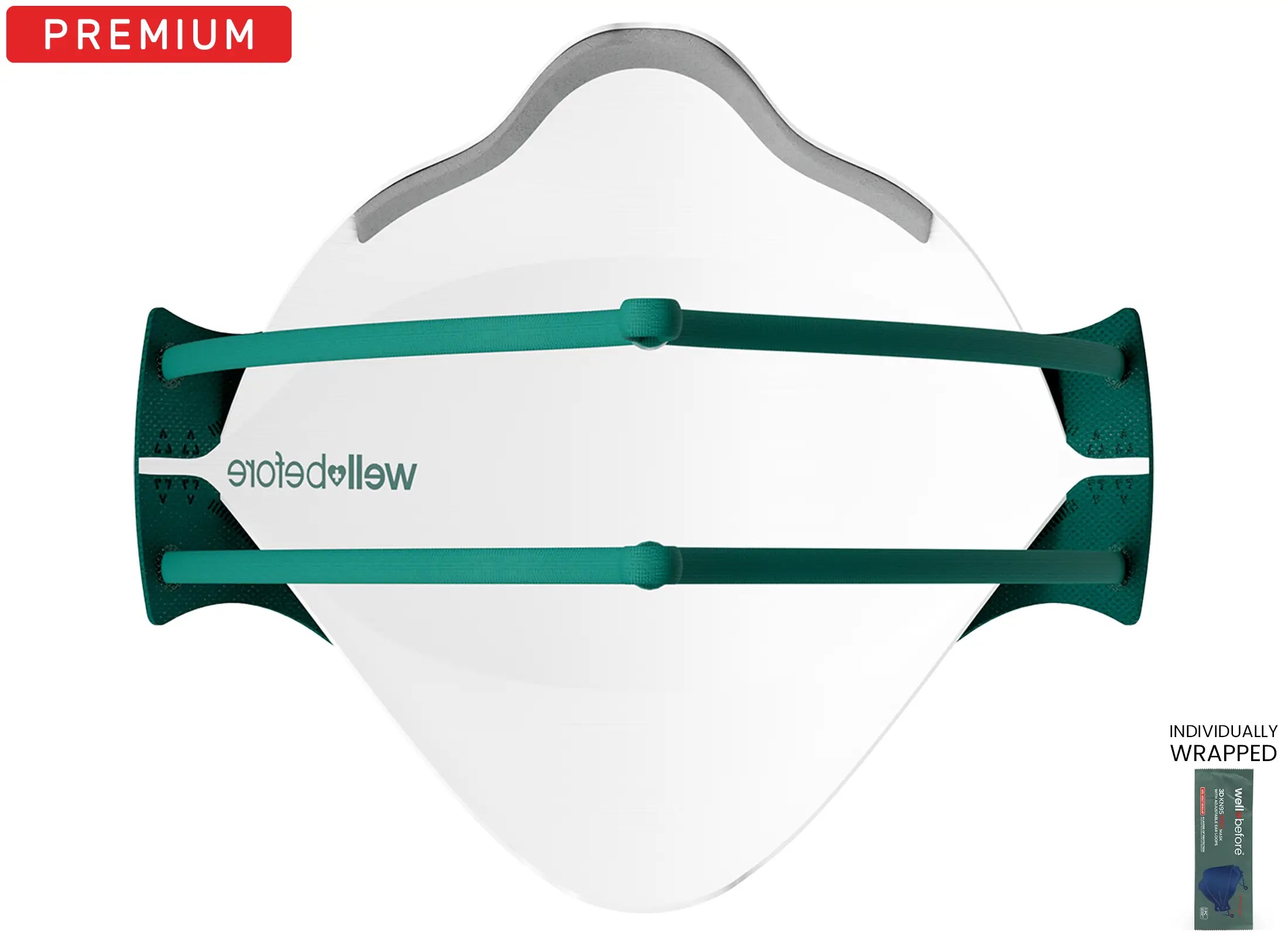 KN95 3D Pro Face Mask | Premium 3D Fit, Anti-fogging, Adjustable Ear Loops