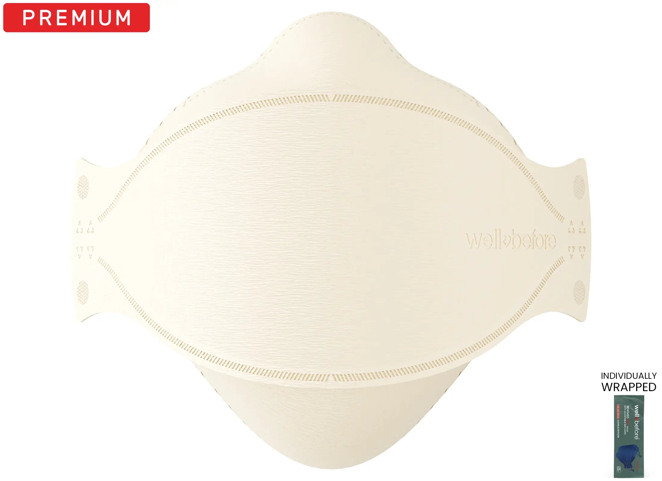 KN95 3D Pro Face Mask | Premium 3D Fit, Anti-fogging, Adjustable Ear Loops