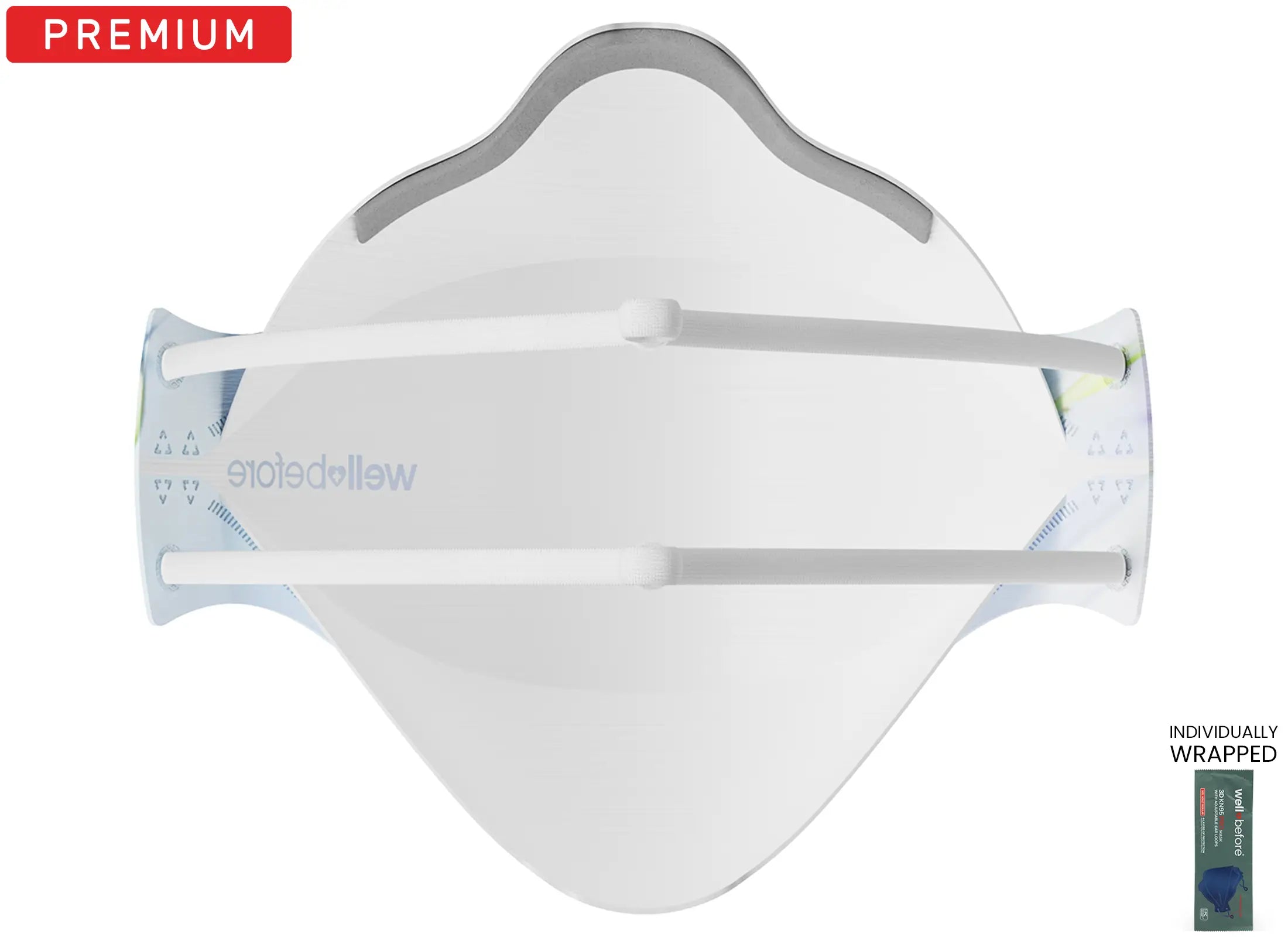 KN95 3D Pro Face Mask | Premium 3D Fit, Anti-fogging, Adjustable Ear Loops