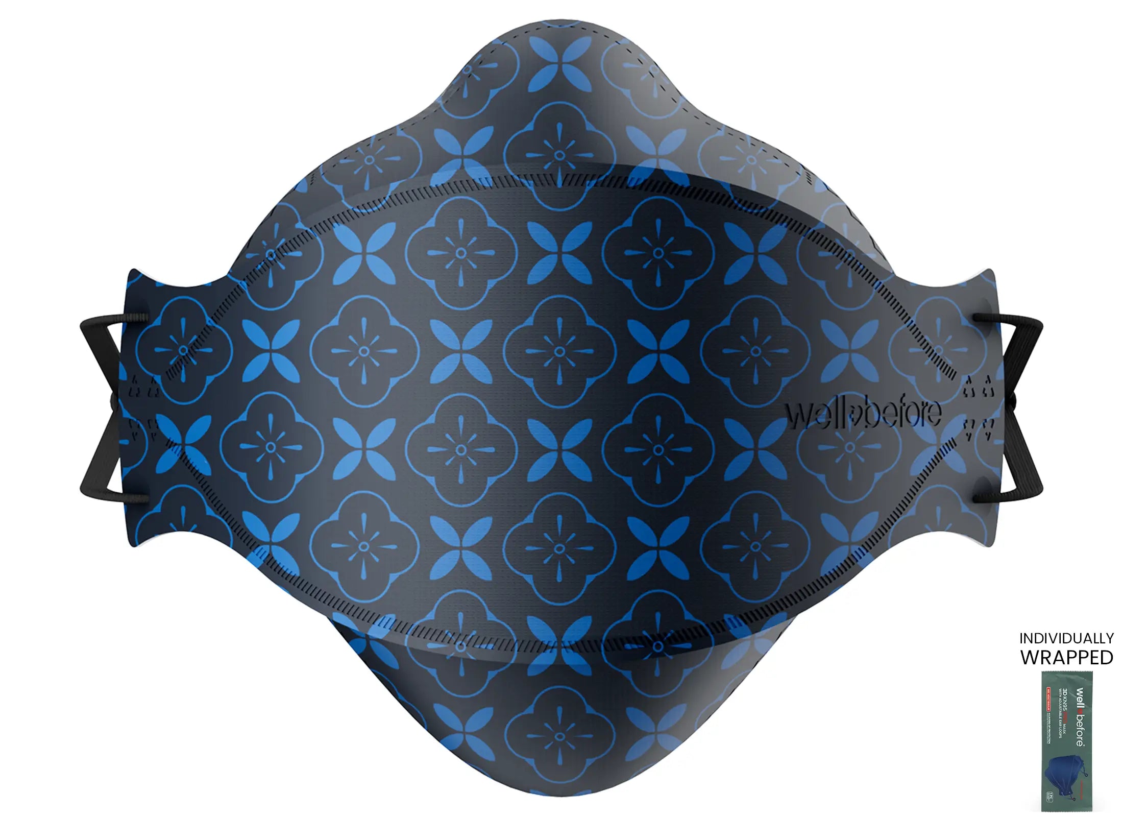 KN95 3D Pro Face Mask | Premium 3D Fit, Anti-fogging, Adjustable Ear Loops