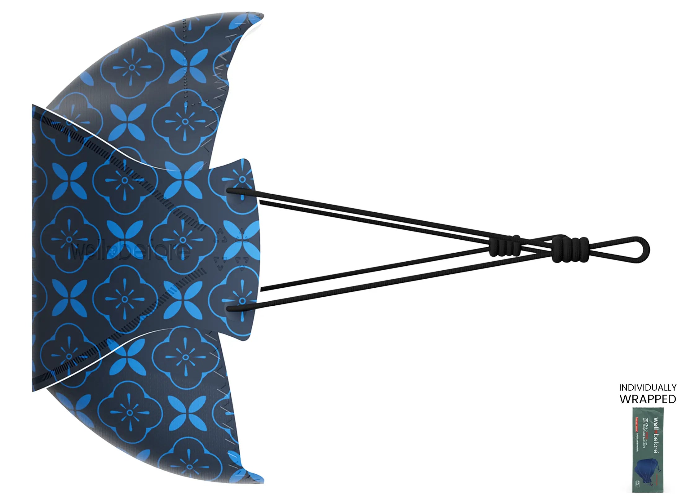 KN95 3D Pro Face Mask | Premium 3D Fit, Anti-fogging, Adjustable Ear Loops