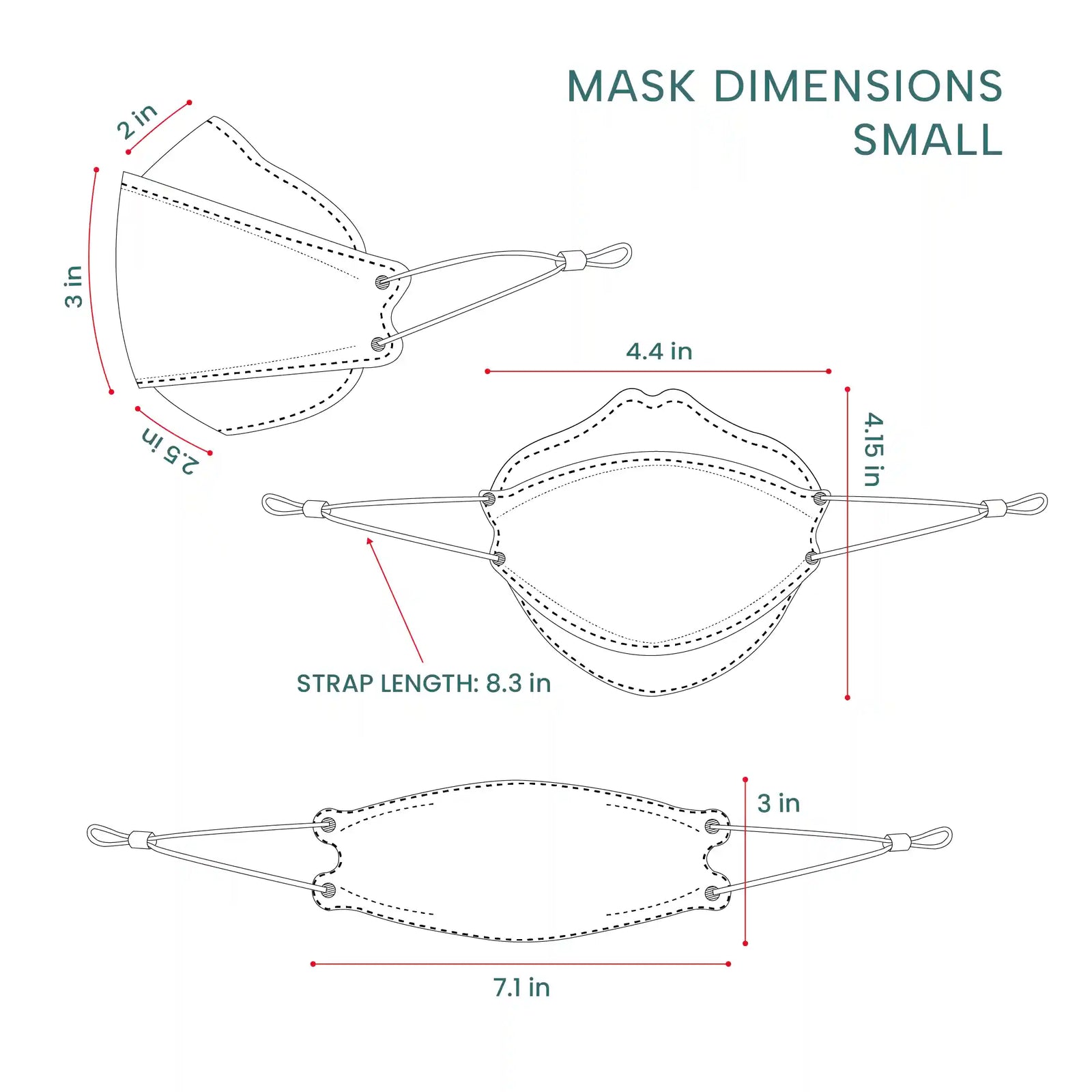 KN95 3D Pro Face Mask | Premium 3D Fit, Anti-fogging, Adjustable Ear Loops