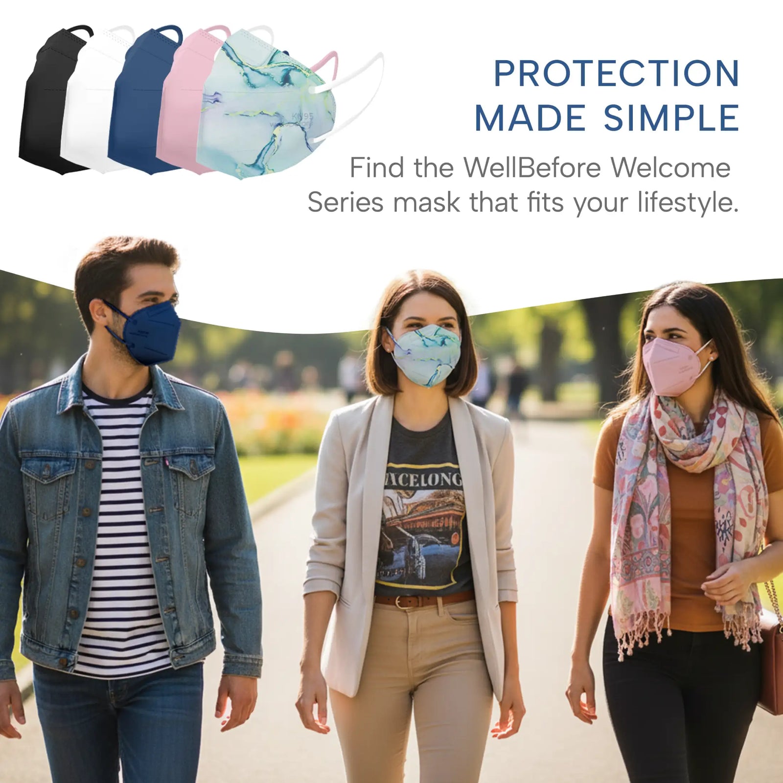 KN95 Mask Welcome Series Face Mask - 50pcs/box