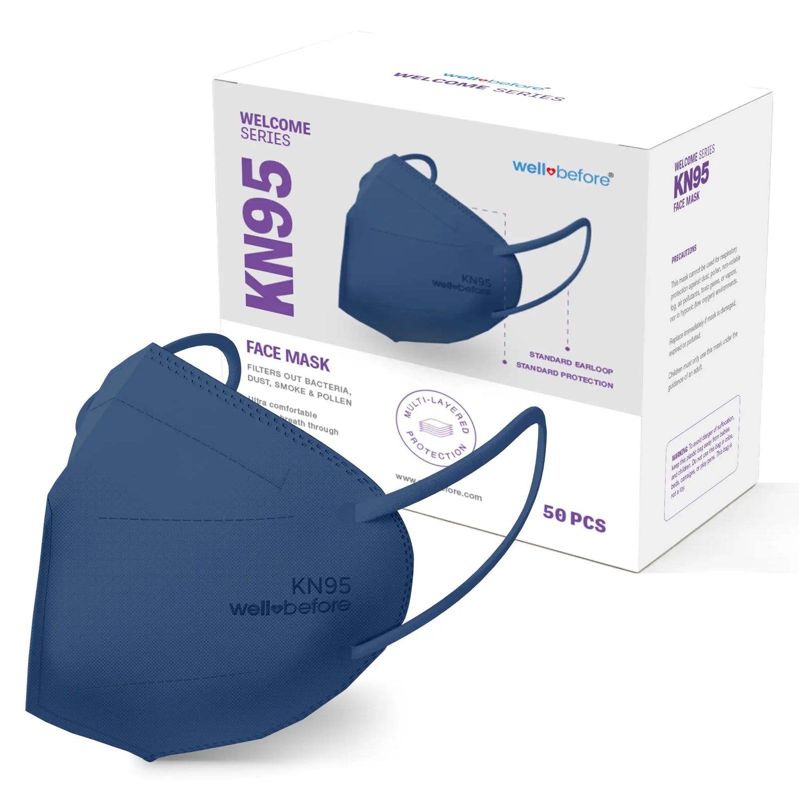 KN95 Mask Welcome Series Face Mask - 50pcs/box