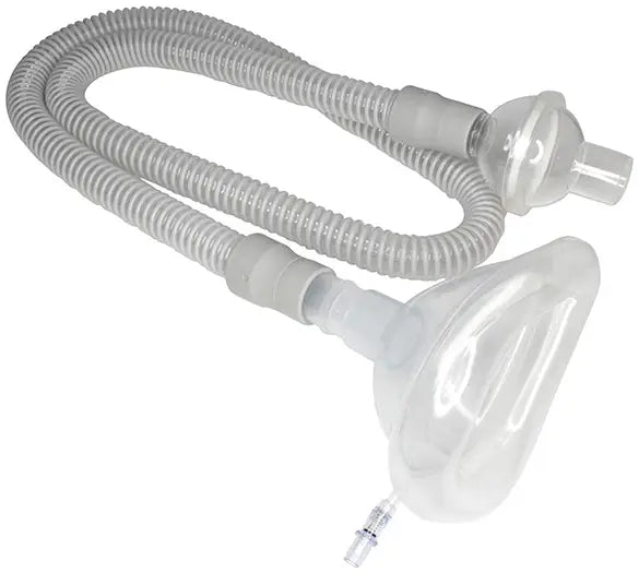 Sunset Healthcare Solutions Cough Assist Kit with Mask and 4 ft Tube, Adult Small