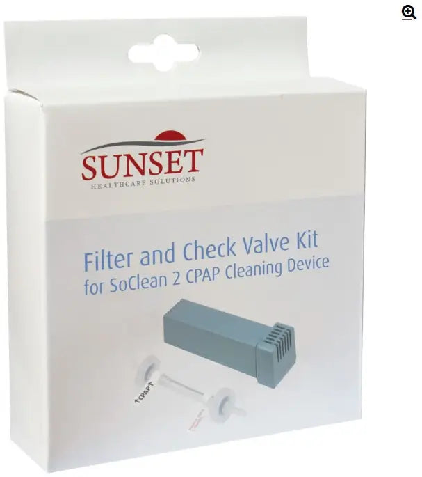 Sunset Healthcare Replacement Kit for SoClean Filter Cartridge and Check Valve