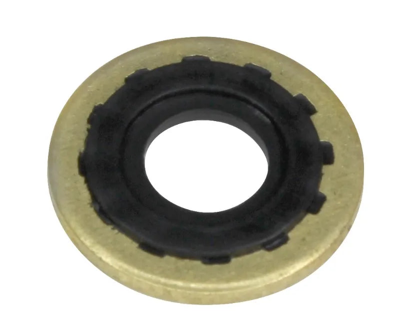 Sunset Healthcare Solutions Brass Regulator Yoke Washer with Rubber Ring