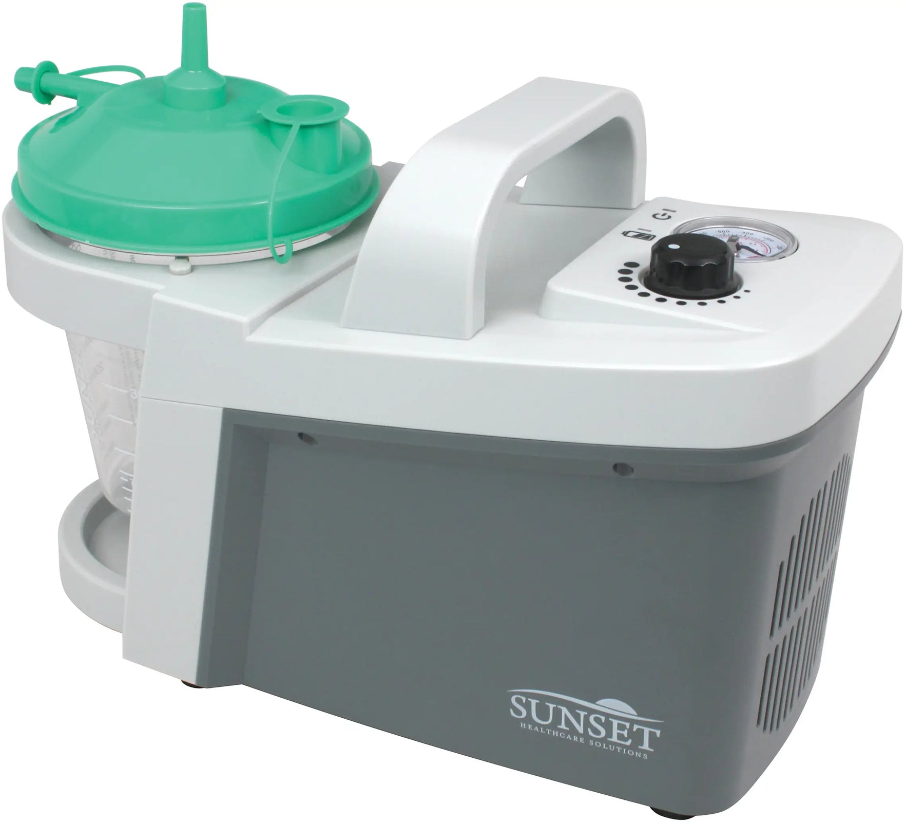 Sunset Portable Suction Machine with AC/DC Power & 800cc Canister