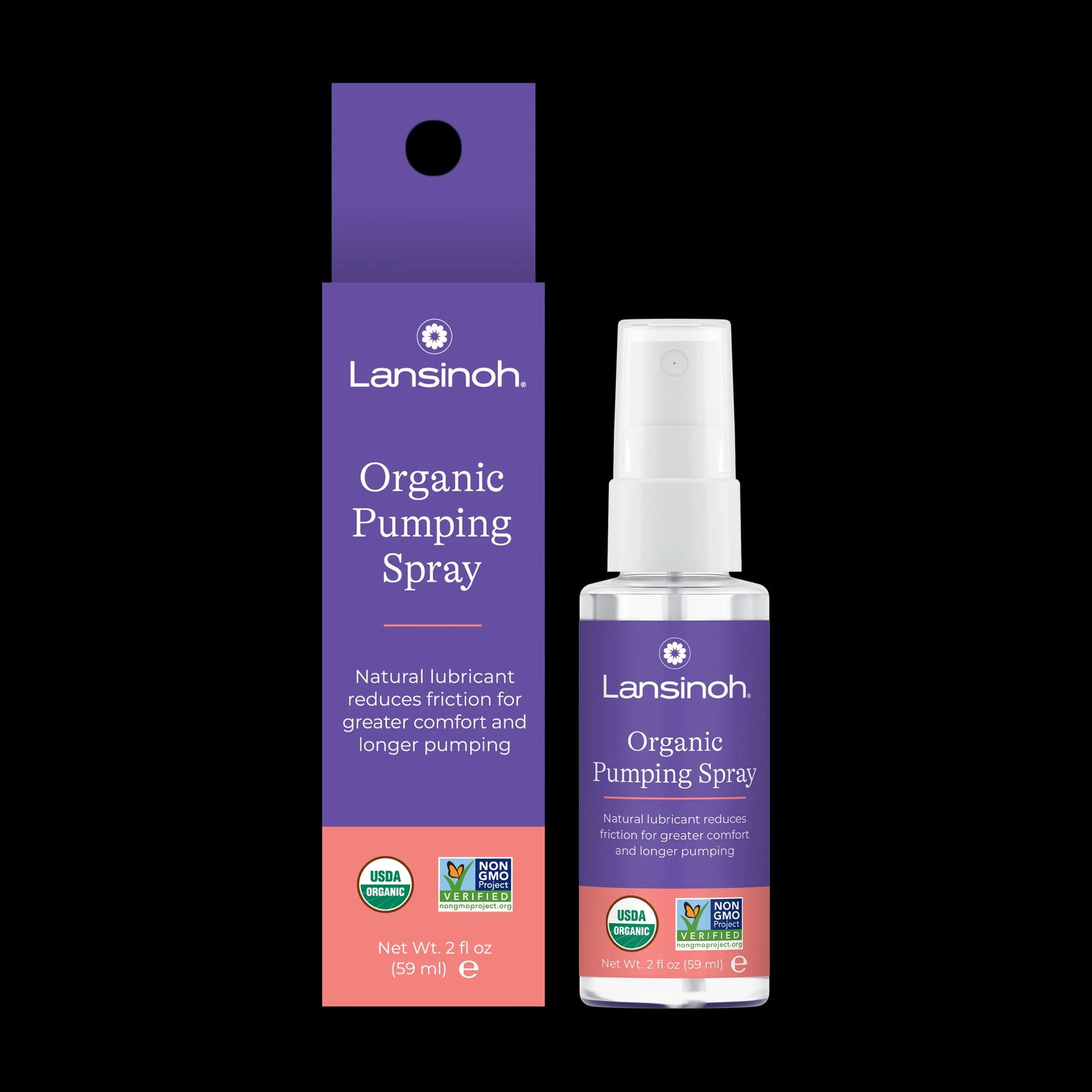 Lansinoh Organic Pumping Spray, 2 fl oz