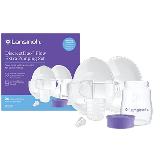 Lansinoh DiscreetDuo Flow Extra Pumping Set