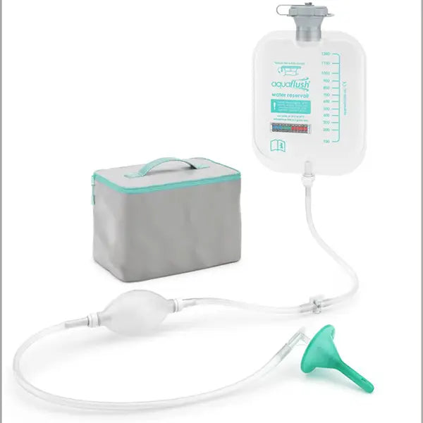 HR Pharmaceuticals Water Bag with Pump Transanal Irrigation System