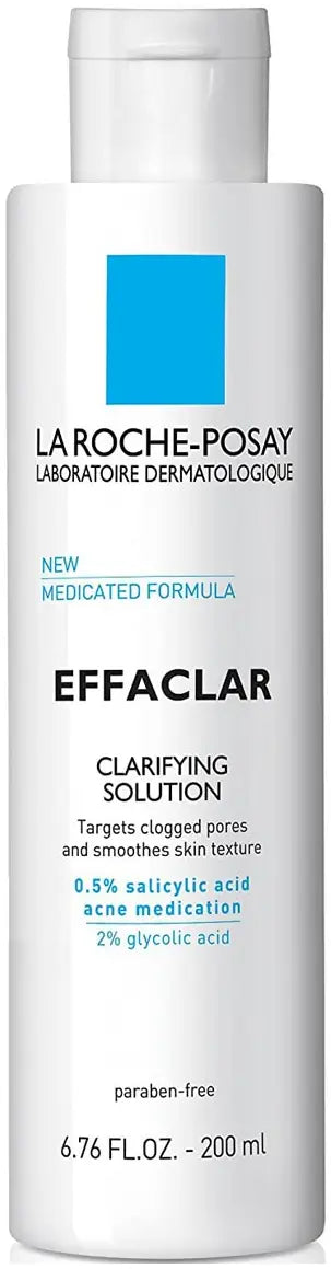 La Roche-Posay Effaclar Clarifying Solution Acne Toner with Salicylic Acid, 6.76 oz