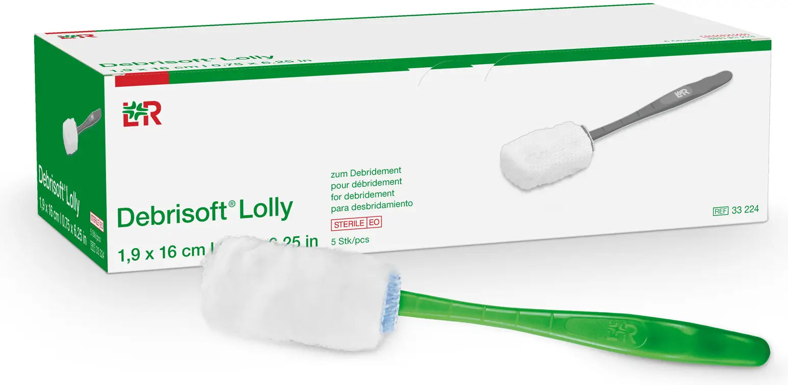 Debrisoft Lolly Sterile Wound Cleansing Pad