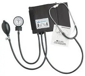 GF Health Products Manual Blood Pressure Kit with Attached Stethoscope