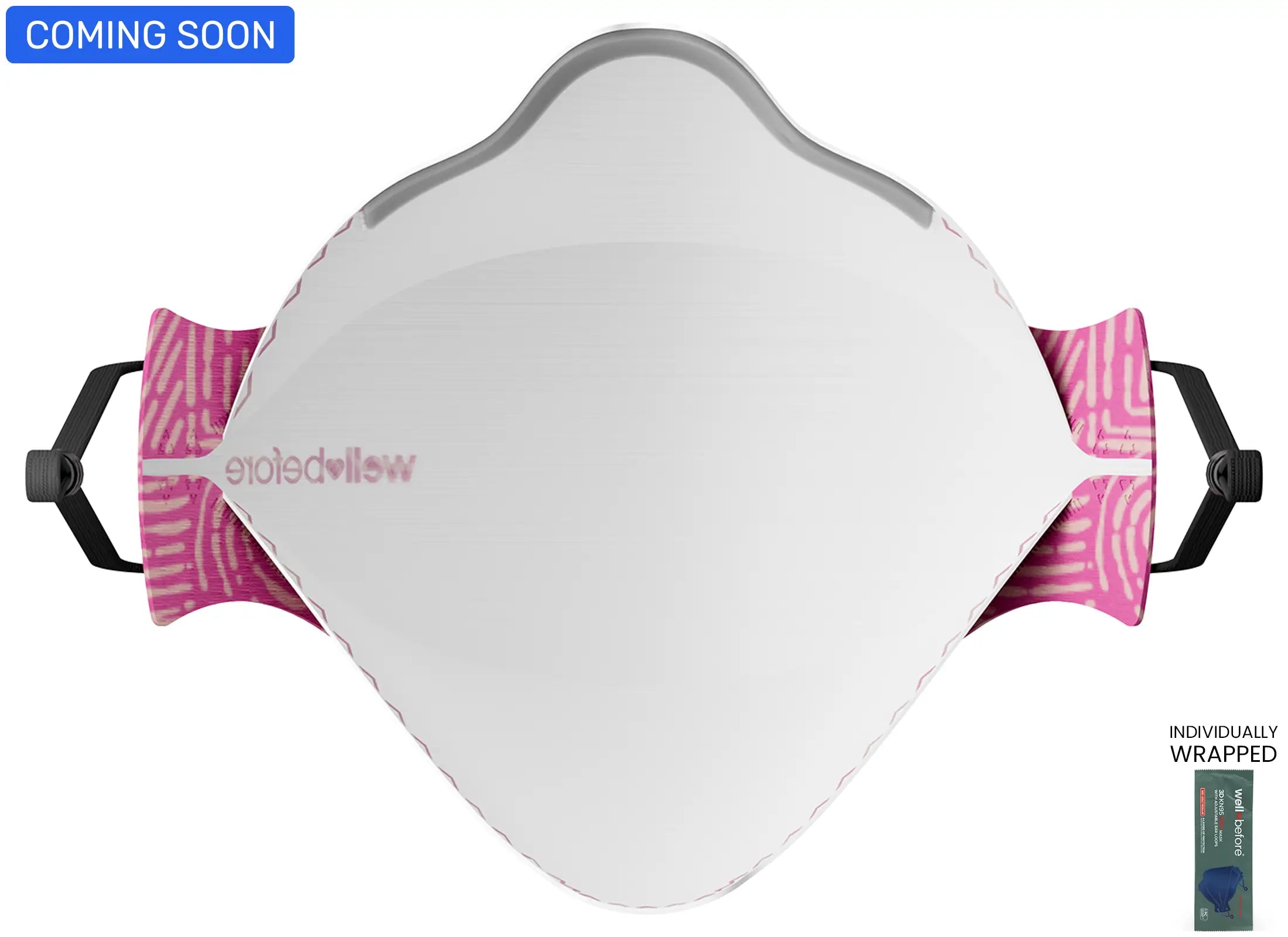 KN95 3D Pro Face Mask | Premium 3D Fit, Anti-fogging, Adjustable Ear Loops