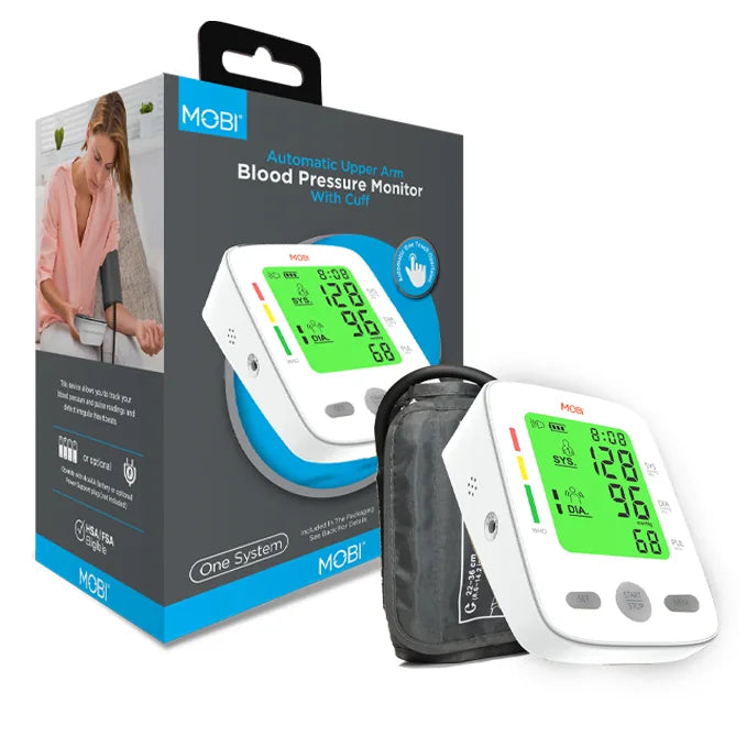 MOBI Automatic Upper Arm Blood Pressure Monitor With Cuff