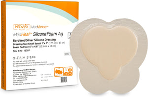 Med Way Inc. CuraVance Silver Silicone Foam Dressings image