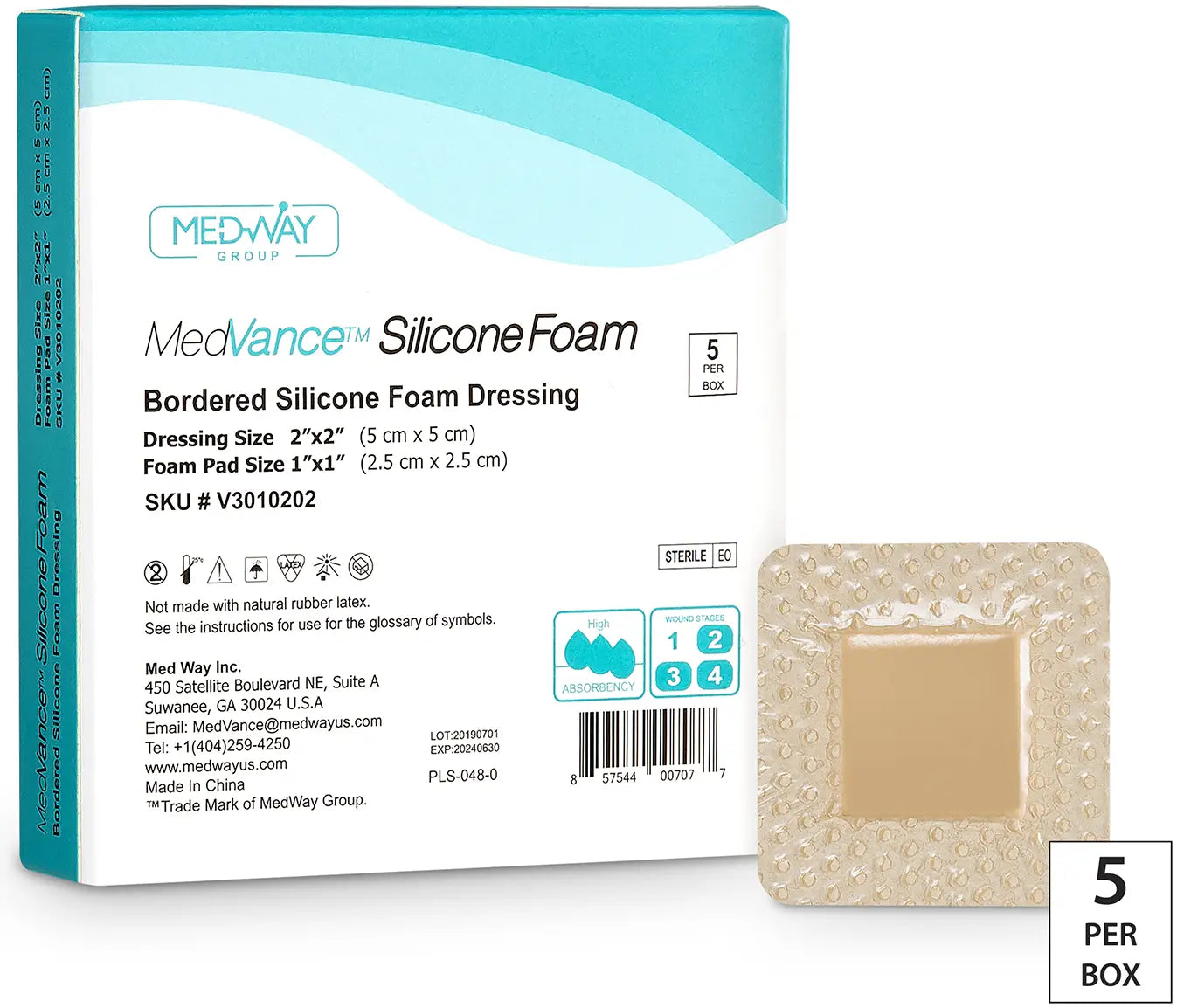 MedVance Silicone Foam Bordered Dressings