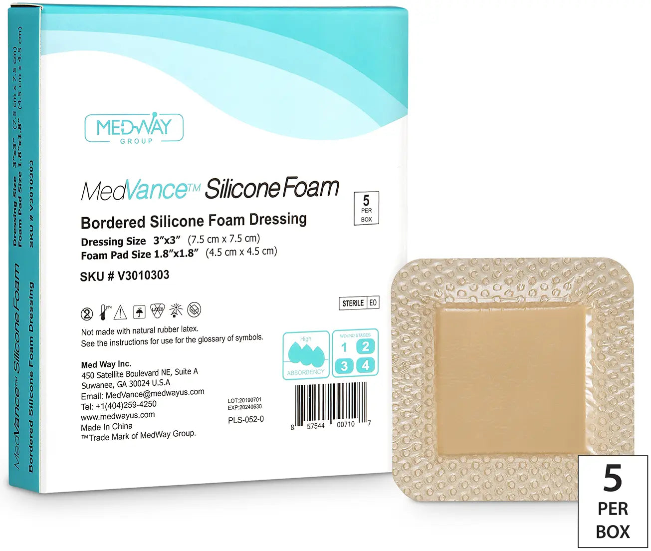 MedVance Silicone Foam Bordered Dressings