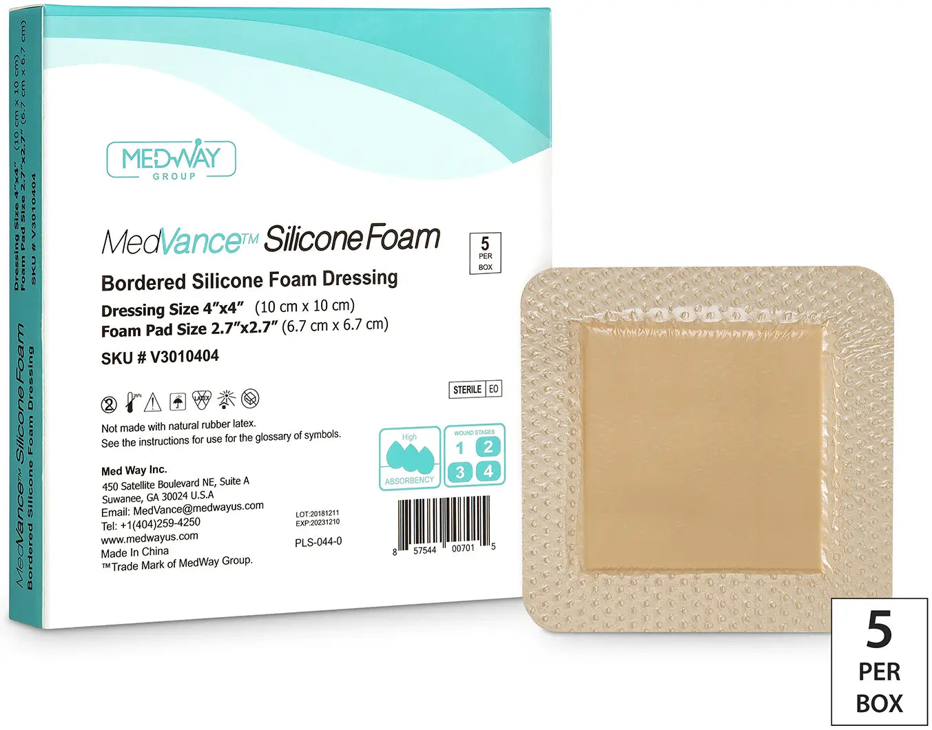 MedVance Silicone Foam Bordered Dressings