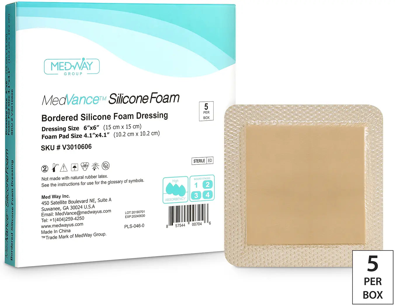 MedVance Silicone Foam Bordered Dressings