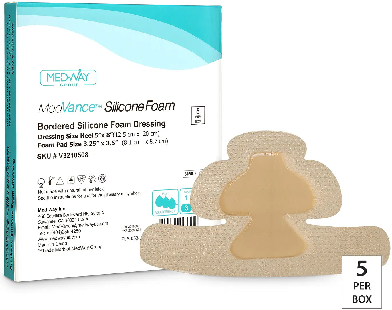 Med Way Inc. MedVance Silicone Foam Dressing