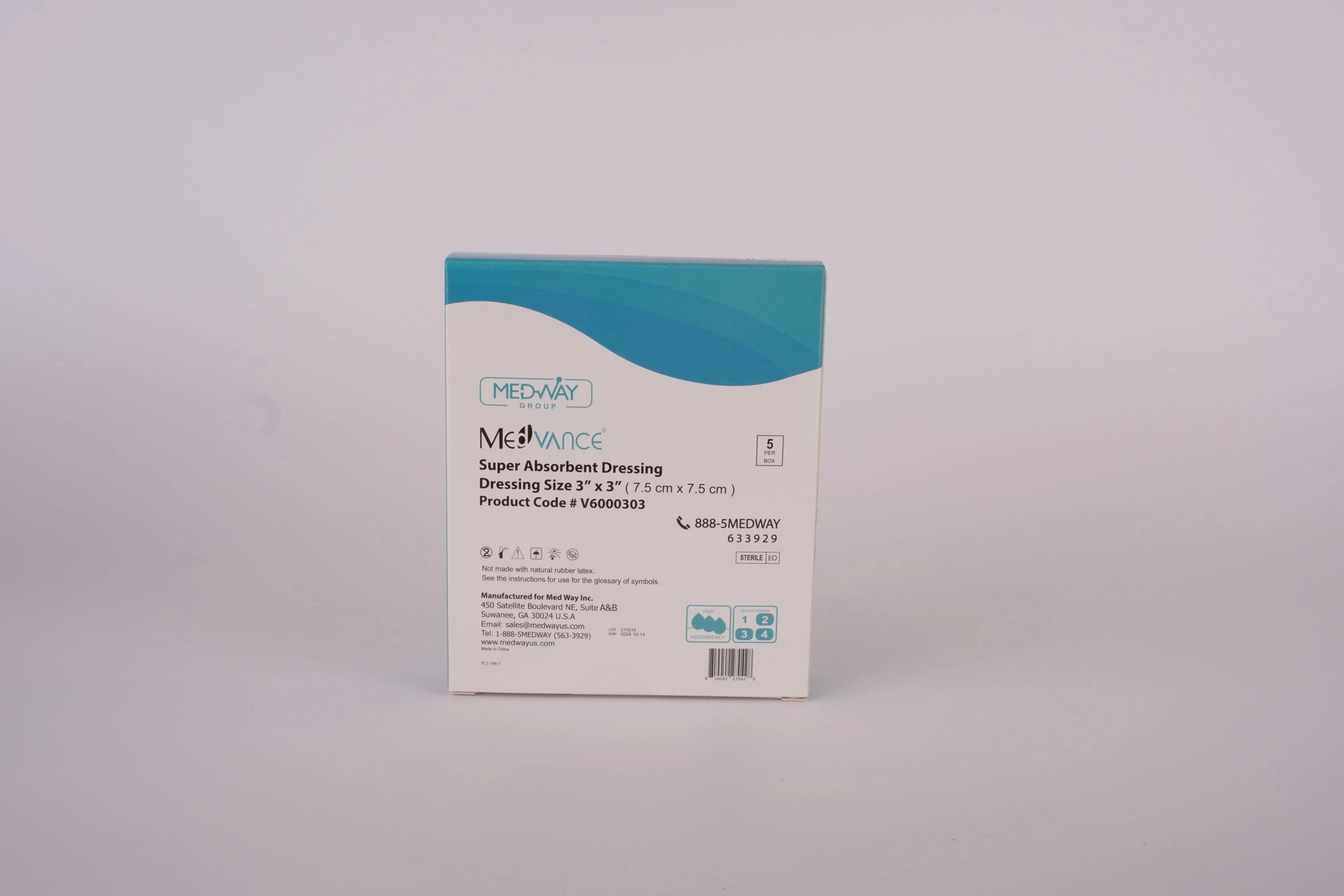 MedVance Non-Bordered Super Absorbent Dressing