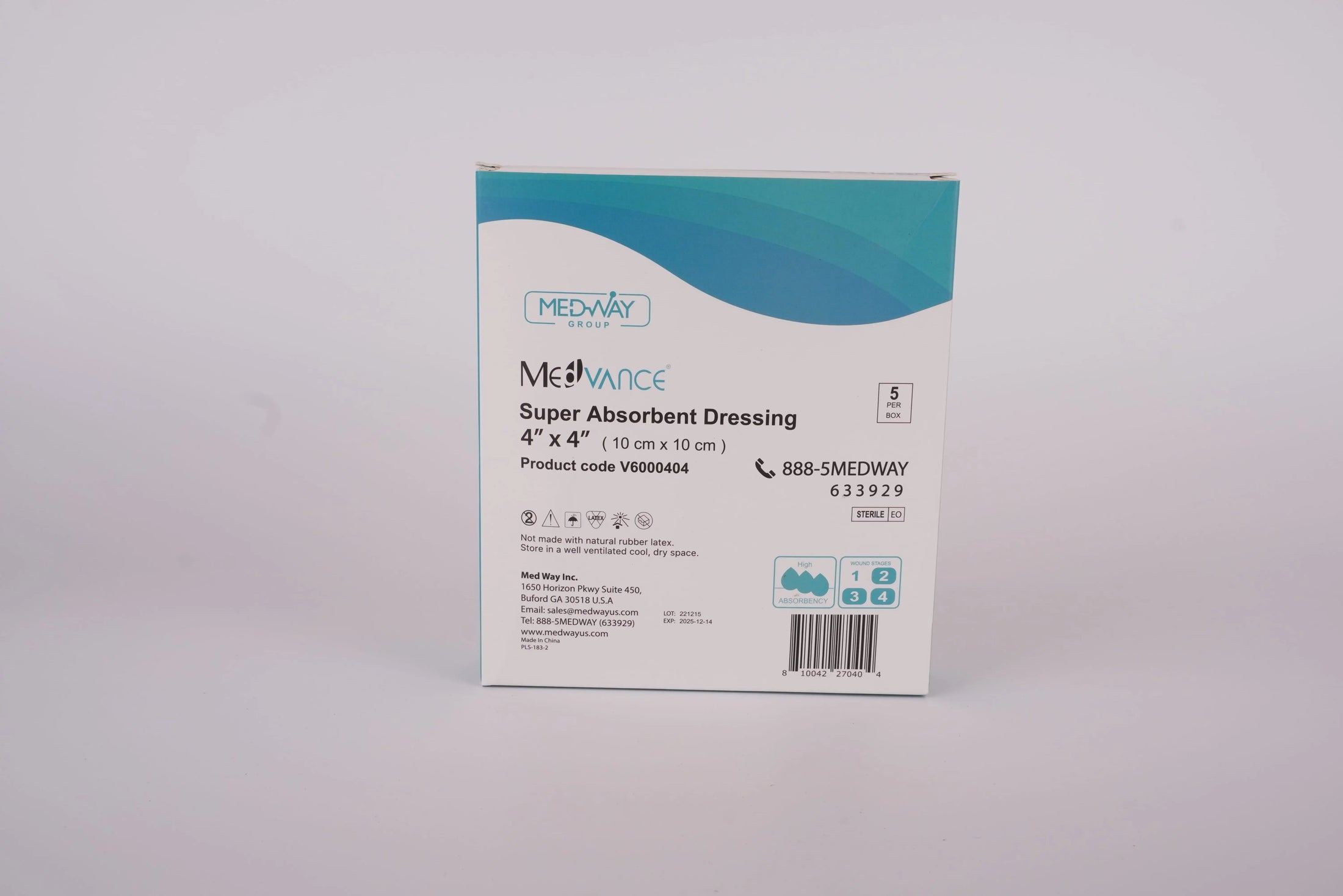 MedVance Non-Bordered Super Absorbent Dressing