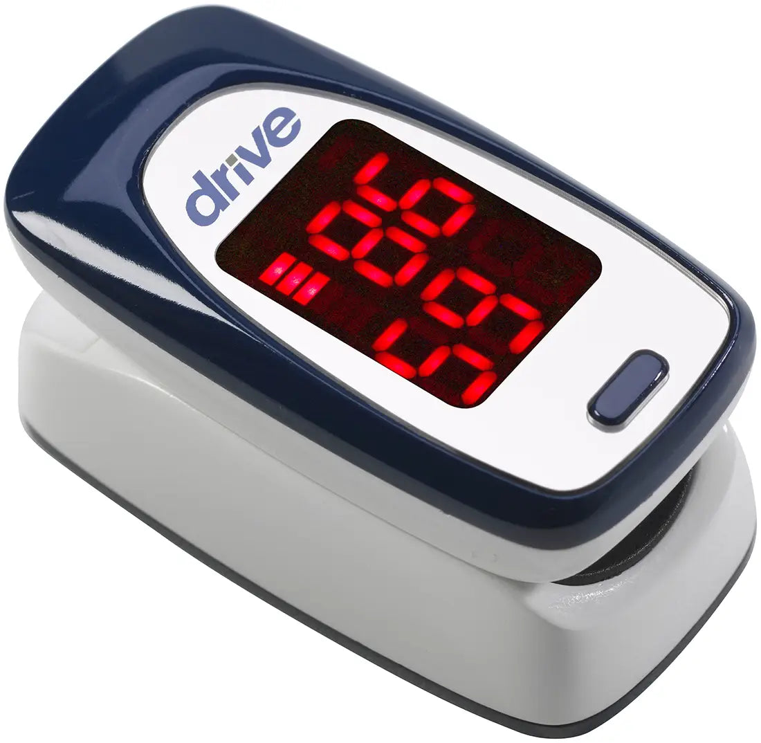 Drive Medical Fingertip Pulse Oximeter with Multi-View LED Display