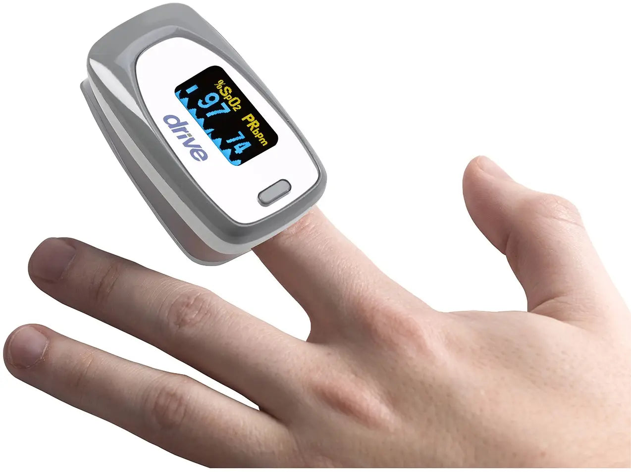 Drive Medical SpO2 Deluxe Pulse Oximeter with OLED Display