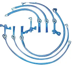 Avanos Medical Mickey Threaded Extension Set with Secur-Lok Connector, 12"