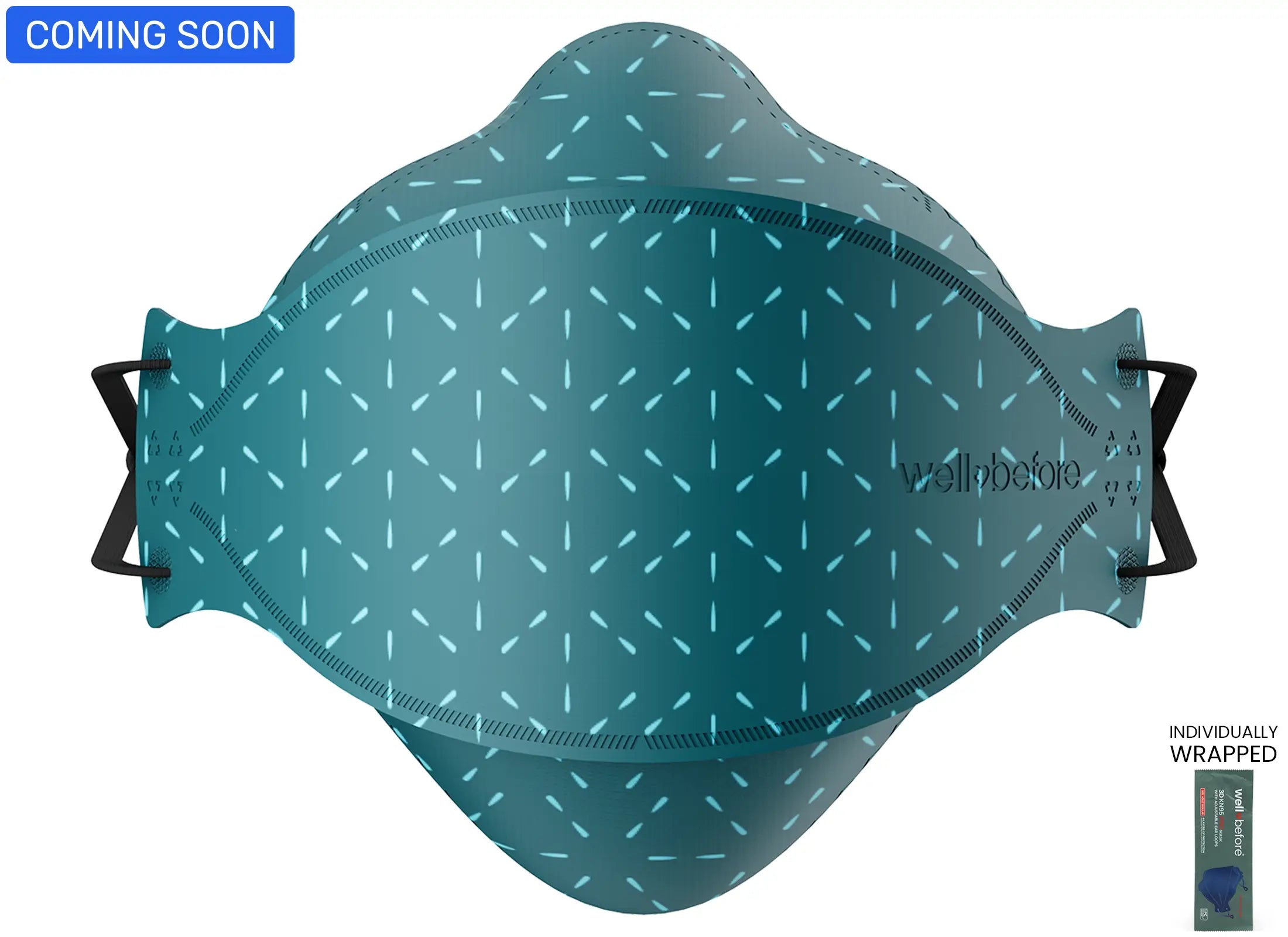 KN95 3D Pro Face Mask | Premium 3D Fit, Anti-fogging, Adjustable Ear Loops