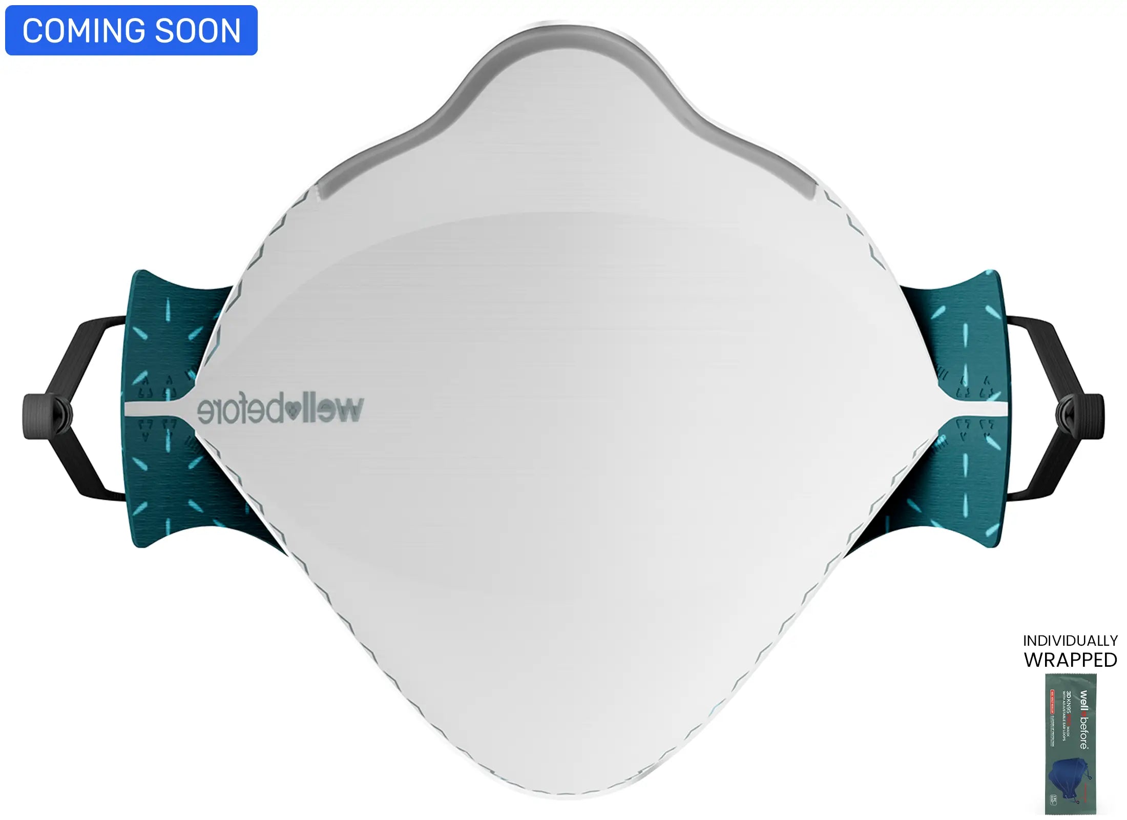 KN95 3D Pro Face Mask | Premium 3D Fit, Anti-fogging, Adjustable Ear Loops