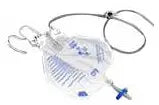 Amsino International Drain Bag with Anti-Reflux Chamber 2000 mL