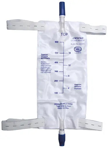 Amsino International Urinary Leg Bag with Anti-Reflux Valve