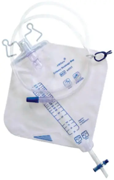 Amsino Sterile Urinary Drainage Bag 2,000 mL with Anti-Reflux Chamber