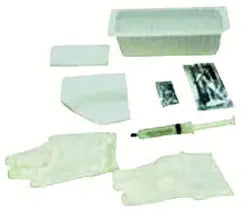Amsino International Foley Catheter Insertion Tray with Pre-Filled Syringe