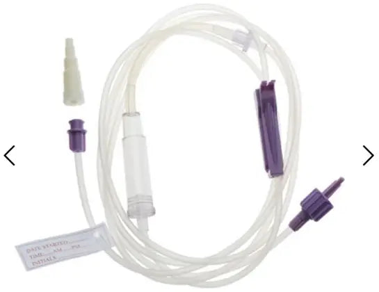 AMSure Enteral Feeding Pump Spike Set with ENFit Connectors