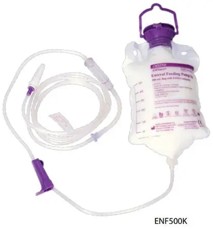 AMSure Enteral Feeding Bag Pump Set with ENFit & Transition Connectors