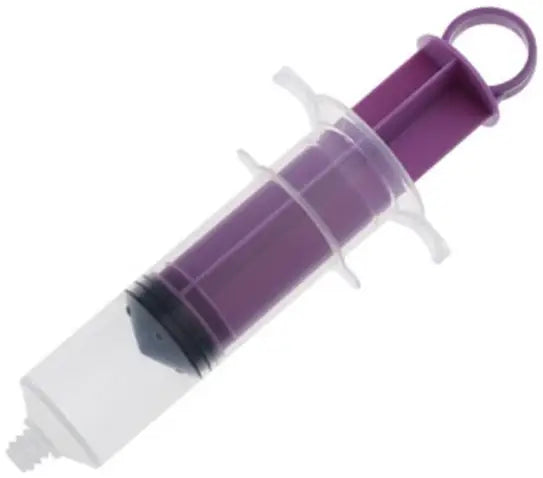 AMSure Enteral Feeding Syringe with Thumb Control Ring, 60 mL