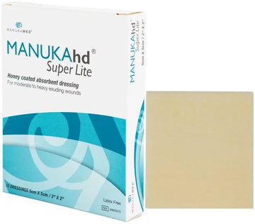 Gentell MANUKAhd Super Lite Medical Grade Manuka Honey Wound Dressing