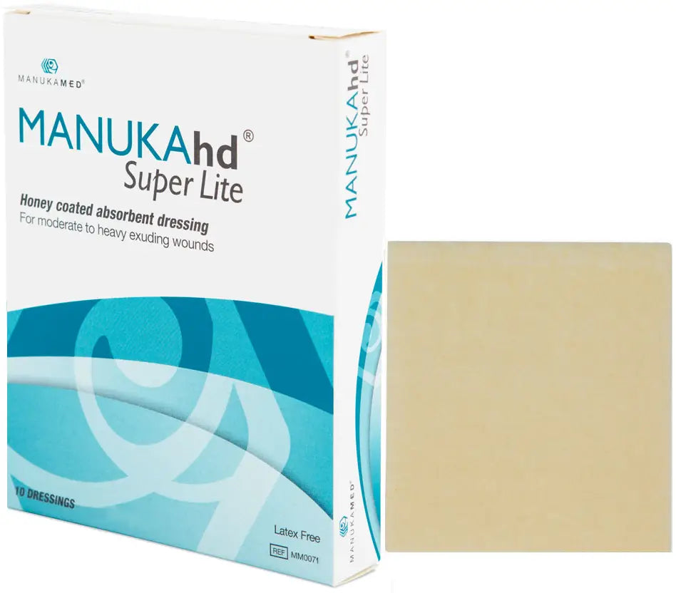 Gentell MANUKAhd Super Lite Medical Grade Manuka Honey Wound Dressing