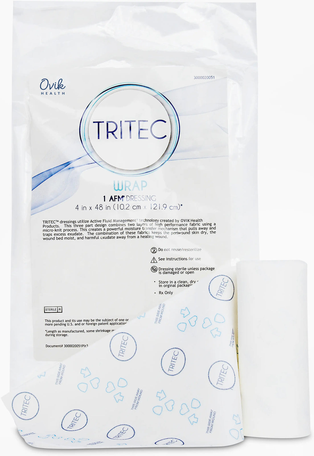 Ovik Health TRITEC Silver Antimicrobial Wound Dressing