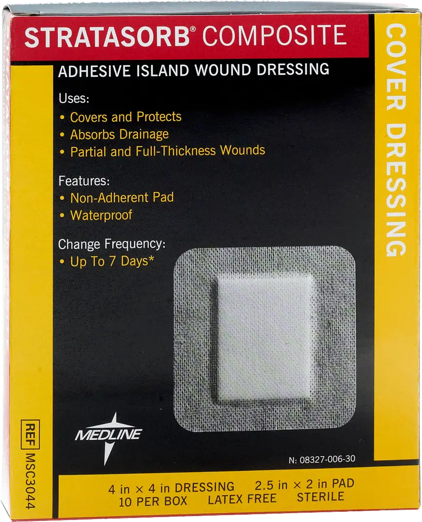 Medline Stratasorb Composite Island Dressing