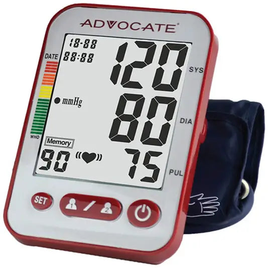 Pharma Supply Upper Arm Blood Pressure Monitor with Multiple Cuff Sizes