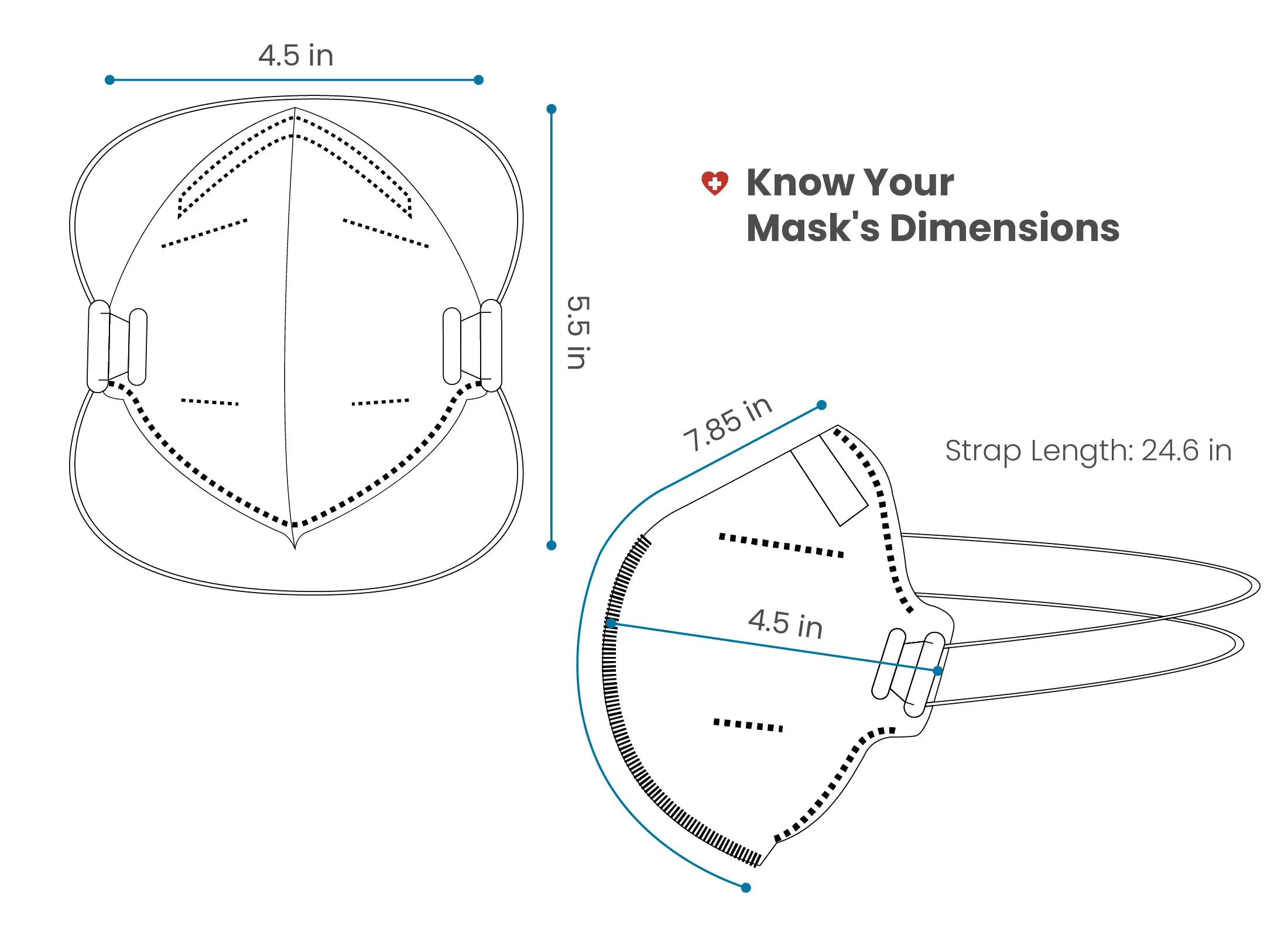 N95 Respirator | NIOSH Approved - Box of 10