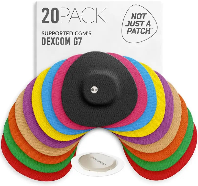 Not Just A Patch Original Patches for Dexcom G7 and Stelo, 20 ct