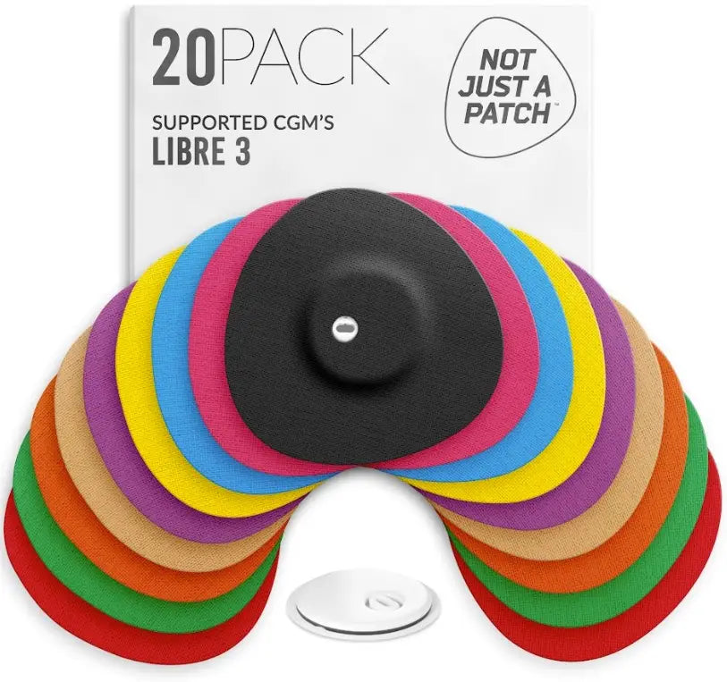 Not Just A Patch Original Patches for Freestyle Libre 3, 20 ct