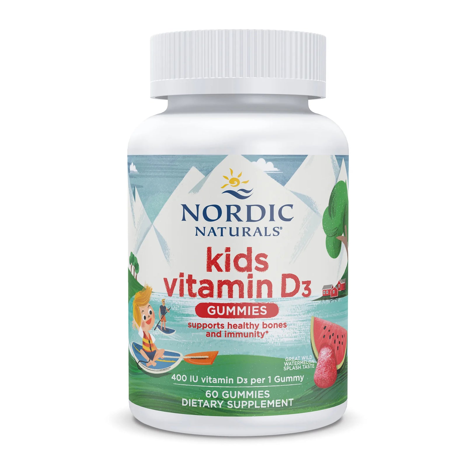 Nordic Naturals Vitamin D3 Gummies for Kids, 10 mcg