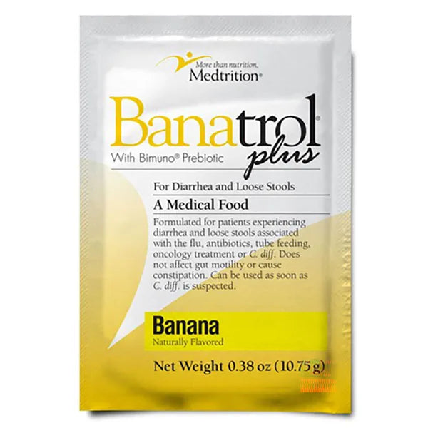 Banatrol Plus Banana Anti-Diarrheal Powder, 0.38 oz (10.75 g) Packet